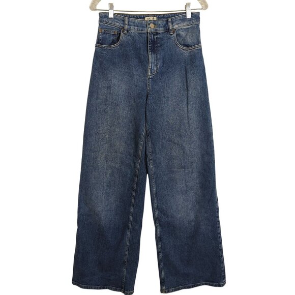 BAUM UND‎ PFERDGARTEN Wide Leg High Waist Nini Women's Jeans sz 36 Sz 8 - Picture 1 of 16